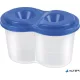 Ecsettál, fedéllel, PANTAPLAST "Duo"
