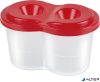 Ecsettál, fedéllel, PANTAPLAST 'Duo'