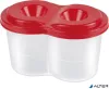 Ecsettál, fedéllel, PANTAPLAST "Duo"