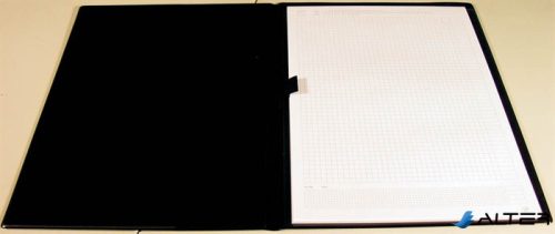 Konferencia mappa, A4, műbőr, PANTA PLAST, fekete