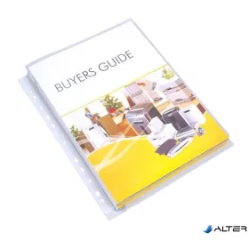   Katalógustartó genotherm, lefűzhető, A4, 180 mikron, PP, 25 mm, VICTORIA OFFICE