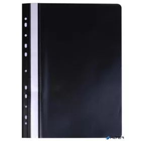 Gyorsfűző, lefűzhető, PP, A4, VICTORIA OFFICE, fekete