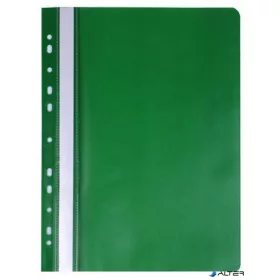 Gyorsfűző, lefűzhető, PP, A4, VICTORIA OFFICE, zöld