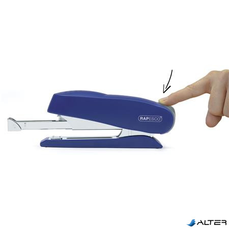 Tűzőgép, 24/6-8, 26/6-8, 50 lap, RAPESCO "Luna Half-Strip", kék