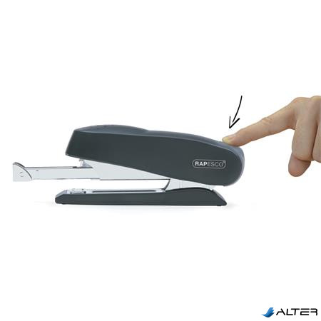 Tűzőgép, 24/6-8, 26/6-8, 50 lap, RAPESCO "Luna Half-Strip", fekete