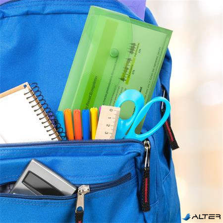 Irattartó tasak, DL, patentos, RAPESCO "Eco", áttetsző vegyes színek