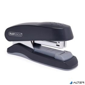   Tűzőgép, 24/6, 26/6, 25 lap, könnyített tűzés, lapos tűzés, RAPESCO 'Flat Clinch', fekete