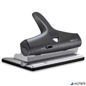   Lyukasztó, állítható lyukszámú, 32 lap, RAPESCO 'Heavy Duty', fekete-szürke