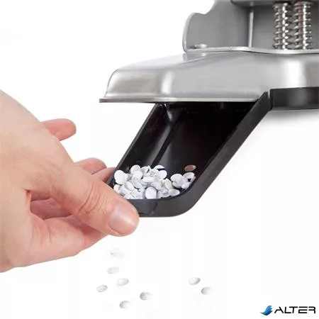 Lyukasztó, állítható lyukszámú, 32 lap, RAPESCO 'Heavy Duty', fekete-szürke