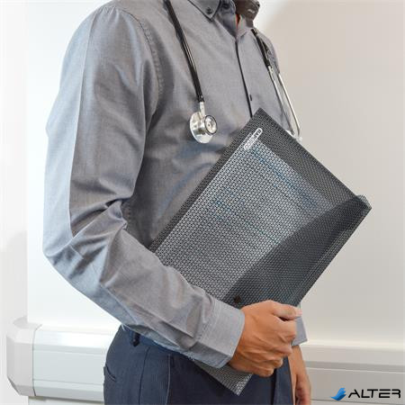 Irattartó tasak, A4+, PP, patentos, adatvédelmi, RAPESCO 'Camouflage'