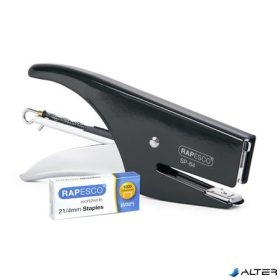   Tűzőgép, kézi, 21/4, 12 lap, RAPESCO 'SP-64', fekete