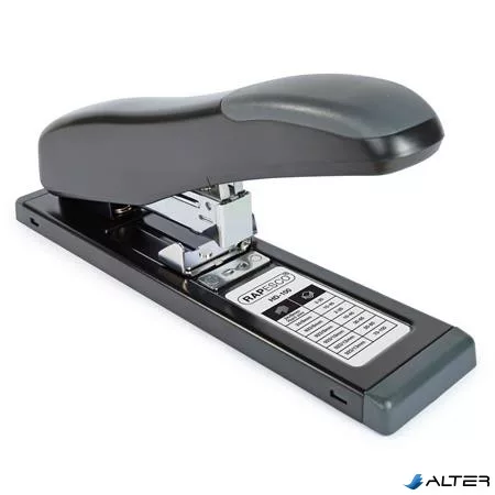 Tűzőgép, nagyteljesítményű, 923/6-13, 24/6-8, 100 lap, antibakteriális, RAPESCO "ECO HD-100", fekete