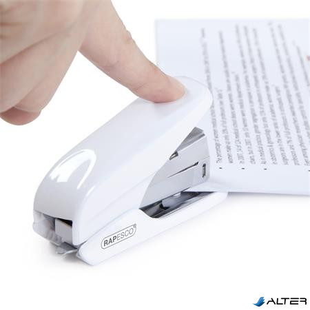 Tűzőgép, 24/6, 26/6, 20 lap, könnyített tűzés, RAPESCO 'X5-Mini Less Effort', fehér