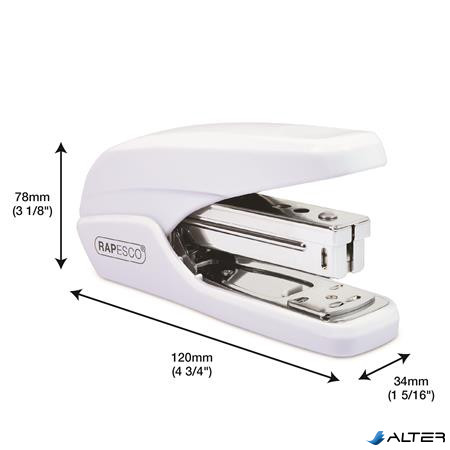 Tűzőgép, 24/6, 26/6, 25 lap, könnyített tűzés, RAPESCO 'X5 Less Effort', fehér