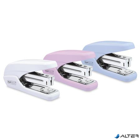 Tűzőgép, 24/6, 26/6, 25 lap, könnyített tűzés, RAPESCO "X5 Less Effort", világos rózsaszín
