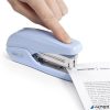 Tűzőgép, 24/6, 26/6, 25 lap, könnyített tűzés, RAPESCO 'X5 Less Effort', világoskék