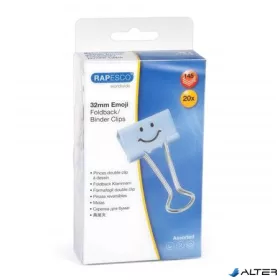 Bindercsipesz, 32 mm, 'Fun', RAPESCO, világoskék