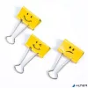Bindercsipesz, 32 mm, 'Fun', RAPESCO, sárga