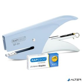   Tűzőgép, kézi, 21/4, 12 lap, RAPESCO 'SP-64', kék