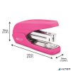 Tűzőgép, 24/6, 26/6, 25 lap, könnyített tűzés, RAPESCO 'X5 Less Effort', pink