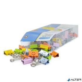   Bindercsipesz, 19 mm, RAPESCO, "Fun", vegyes színek