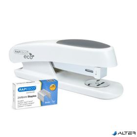   Tűzőgép, 24/6, 20 lap, antibakteriális, RAPESCO 'Germ-Savvy ECO Sting Ray', fehér