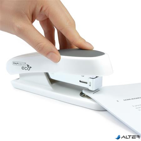 Tűzőgép, 24/6, 20 lap, antibakteriális, RAPESCO 'Germ-Savvy ECO Sting Ray', fehér