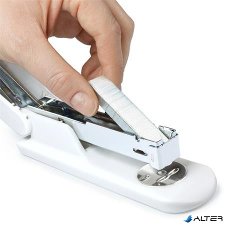 Tűzőgép, 24/6, 20 lap, antibakteriális, RAPESCO 'Germ-Savvy ECO Sting Ray', fehér