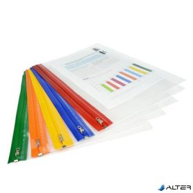   Rendszerező tasak, A4+, cipzáras, RAPESCO, "Zippi", vegyes színek