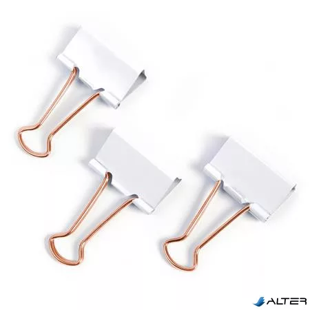 Bindercsipesz, 19 mm, RAPESCO, fehér