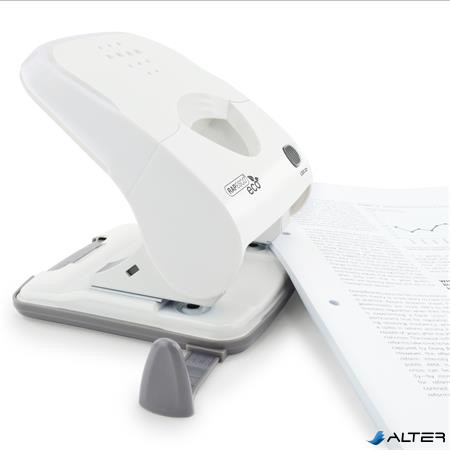 Lyukasztó, kétlyukú, 40 lap, könnyített lyukasztás, antibakteriális, RAPESCO "ECO X5", fehér