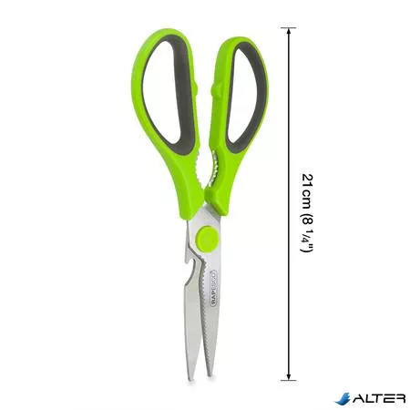 Olló, konyhai, 21 cm, multifunkciós, RAPESCO