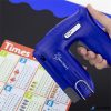 Tűzőpisztoly, vezeték nélküli, elektromos, USB, RAPESCO Germ-Savvy "T12-USB", kék