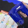 Tűzőpisztoly, vezeték nélküli, elektromos, USB, RAPESCO Germ-Savvy 'T12-USB', kék