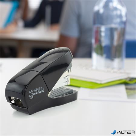 Tűzőgép, 24/6, 35 lap, könnyített tűzés, antibakteriális, RAPESCO "ECO Less Effort", fekete