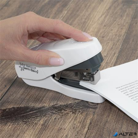 Tűzőgép, 24/6, 35 lap, könnyített tűzés, antibakteriális, RAPESCO "ECO Less Effort", fehér