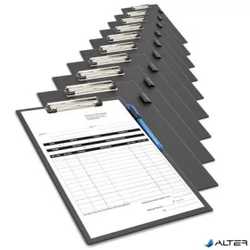 Felírótábla, PVC, A4+, RAPESCO, 10 db, fekete