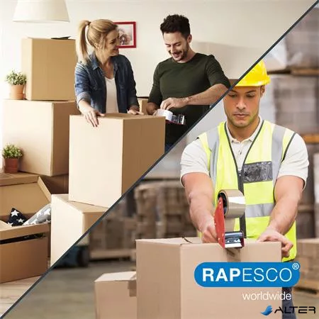 Csomagzáró gép, RAPESCO "Germ-Savvy® 960", áttetsző csomagolószalaggal