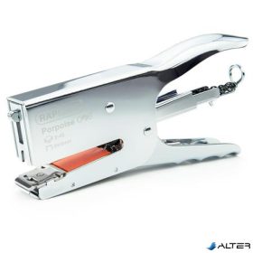   Tűzőgép, kézi, 24/8, 45 lap, fém, RAPESCO "Porpoise ONE", króm