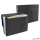 Harmonikamappa, A4, PP, 13 rekeszes, RAPESCO "Eco GRS Recycled", matt fekete