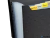 Harmonikamappa, A4, PP, 13 rekeszes, RAPESCO "Eco GRS Recycled", matt fekete