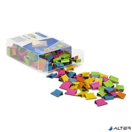 Utántöltő kapcsok, RAPESCO, "Supaclip 40", vegyes színben