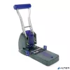 Lyukasztó, nagyteljesítményű, kétlyukú, 150 lap, könnyített lyukasztás, RAPESCO 'ECO P2200', szürke