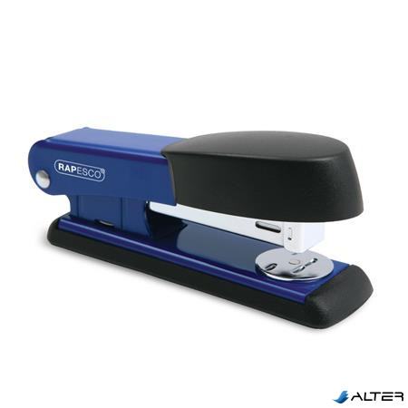 Tűzőgép, 24/6, 26/6, 25 lap, fém, RAPESCO "Bowfin Half-Strip", kék