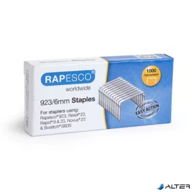 Tűzőkapocs, erős, 23/6, horganyzott, RAPESCO