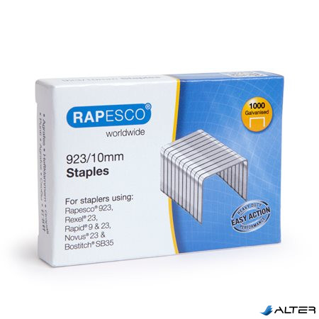 Tűzőkapocs, 923/10, horganyzott, RAPESCO