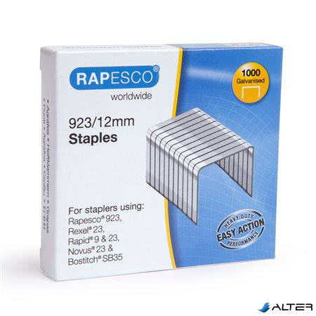Tűzőkapocs, 923/12, horganyzott, RAPESCO