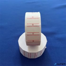 Árazószalag, 21x12 mm, 'Motex', csíkos