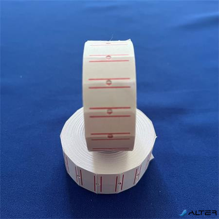 Árazószalag, 21x12 mm, "Motex", csíkos