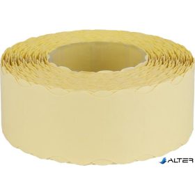 Árazószalag, 22x12 mm, citrom